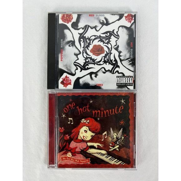 Warner Bros. Other - Red Hot Chili Peppers Lot of 2 CD's Blood Sugar Sex Magik One Hot Minute